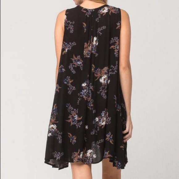 Free People Black Tree Swing Tunic Dress - Picture 5 of 16